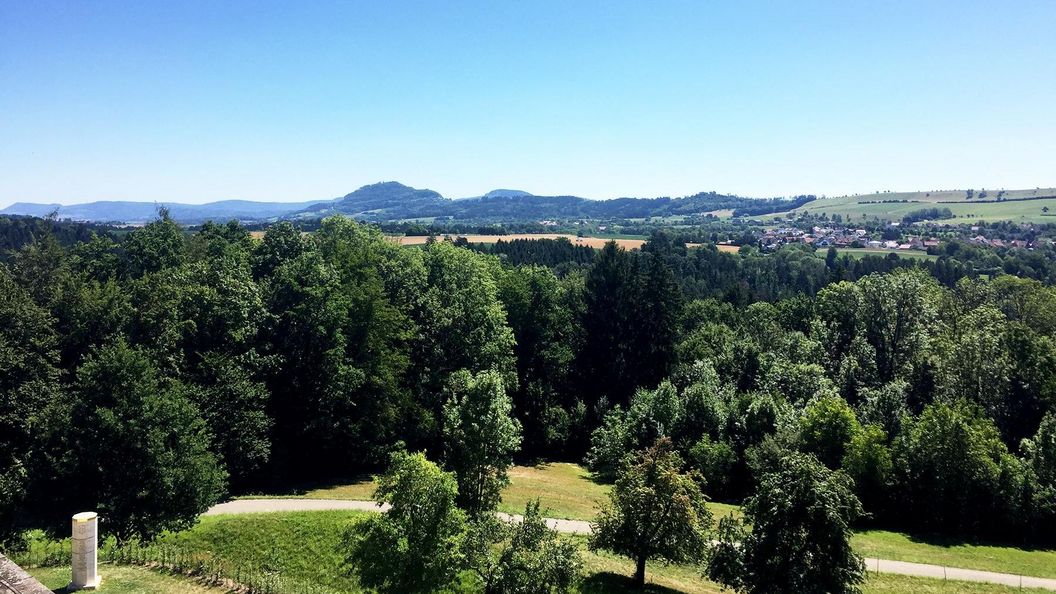 Blick von der Burg Wäscherschloss