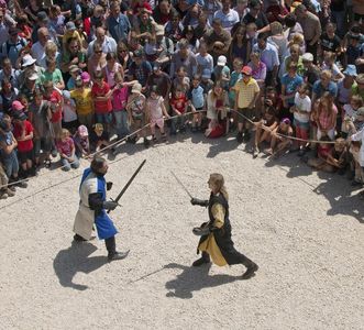 Besucher auf Burg Wäscherschloss