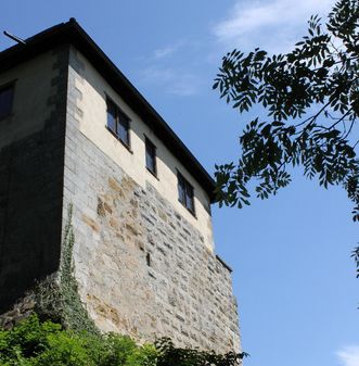 Außenansicht der Burg Wäscherschloss